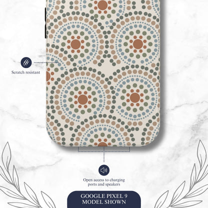 Mandala Rhythm - Google Pixel Case Phone Case-aesthetic phone case-shockproof phone case-cute phone case-designer phone case-elegant phone case-luxury phone case-phone accessories-fashion accessory