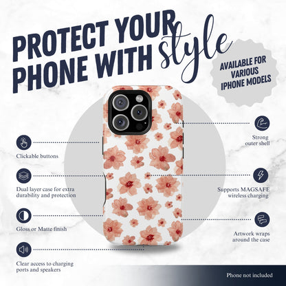 Rosewater - Magsafe iPhone Case Phone Case-aesthetic phone case-shockproof phone case-cute phone case-designer phone case-elegant phone case-luxury phone case-phone accessories-fashion accessory