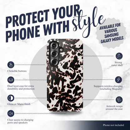 Dark Cocoa - Samsung Galaxy Case Phone Case-aesthetic phone case-shockproof phone case-cute phone case-designer phone case-elegant phone case-luxury phone case-phone accessories-fashion accessory