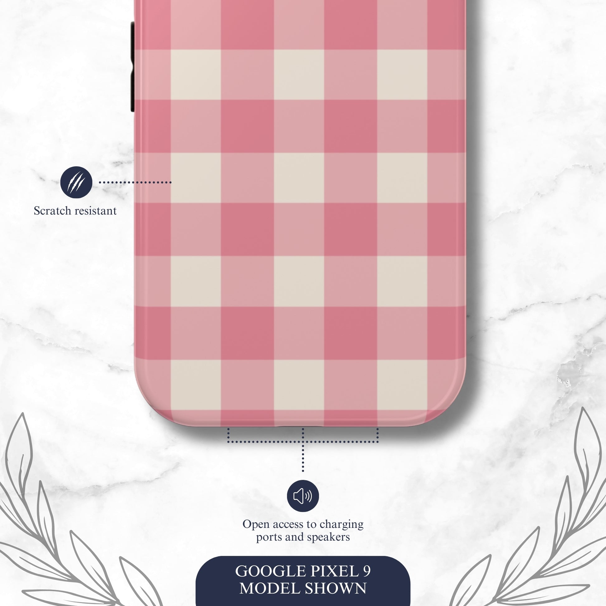 Pretty Pink - Google Pixel Case Phone Case-aesthetic phone case-shockproof phone case-cute phone case-designer phone case-elegant phone case-luxury phone case-phone accessories-fashion accessory