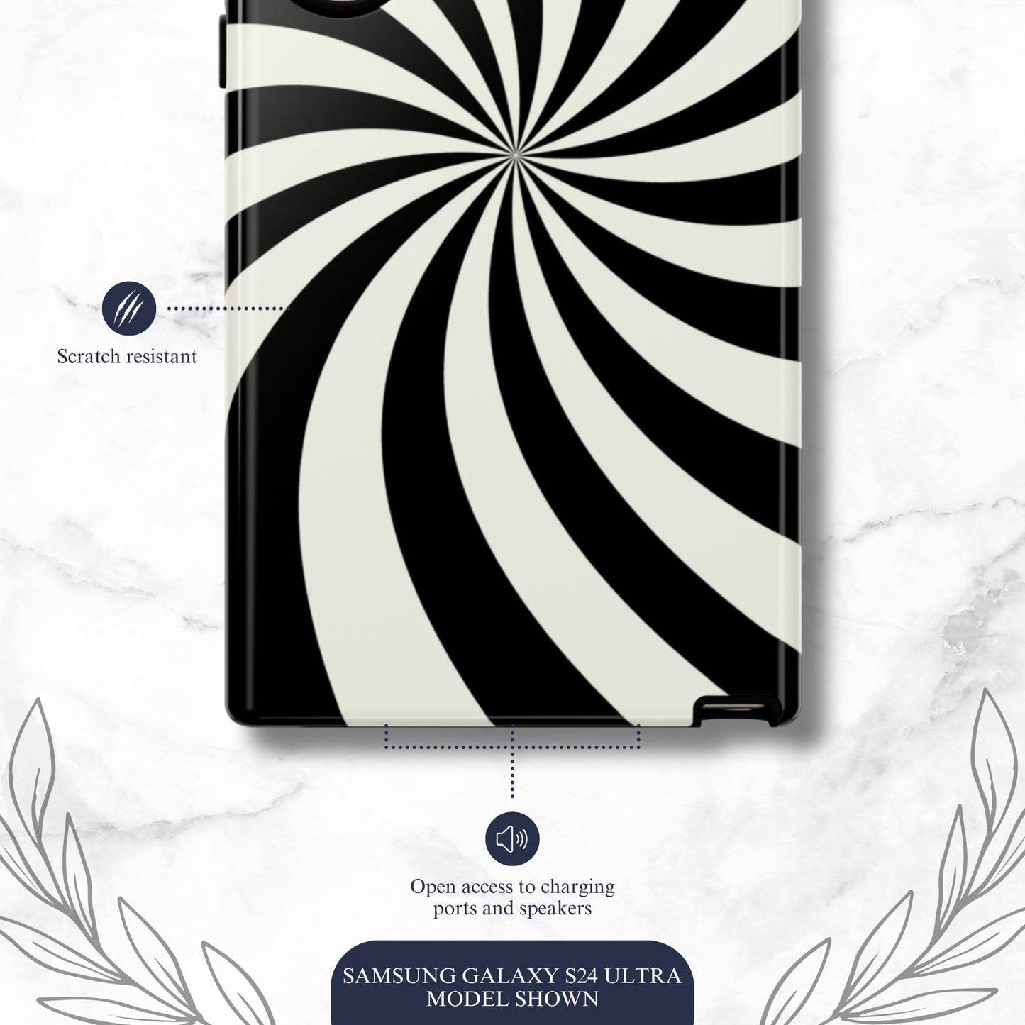 Eternal Loop - Samsung Galaxy Case Phone Case-aesthetic phone case-shockproof phone case-cute phone case-designer phone case-elegant phone case-luxury phone case-phone accessories-fashion accessory