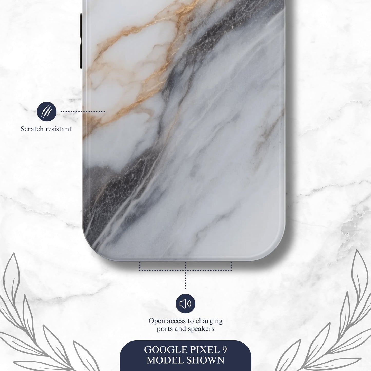 Ivory - Google Pixel Case Phone Case-aesthetic phone case-shockproof phone case-cute phone case-designer phone case-elegant phone case-luxury phone case-phone accessories-fashion accessory