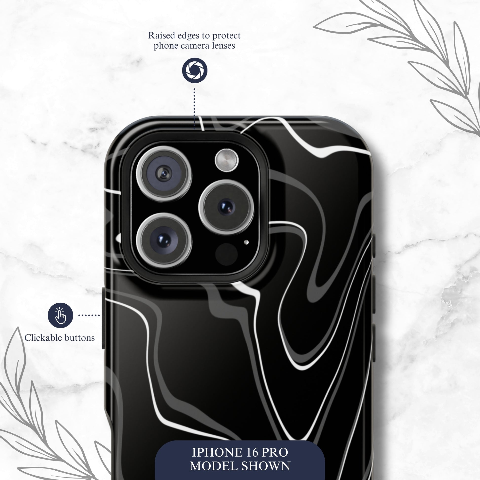 Night Threads - Magsafe iPhone Case Phone Case-aesthetic phone case-shockproof phone case-cute phone case-designer phone case-elegant phone case-luxury phone case-phone accessories-fashion accessory