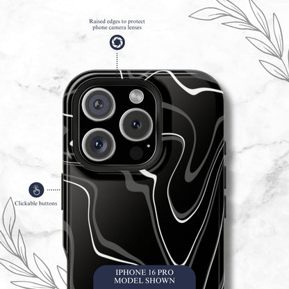 Night Threads - Magsafe iPhone Case Phone Case-aesthetic phone case-shockproof phone case-cute phone case-designer phone case-elegant phone case-luxury phone case-phone accessories-fashion accessory