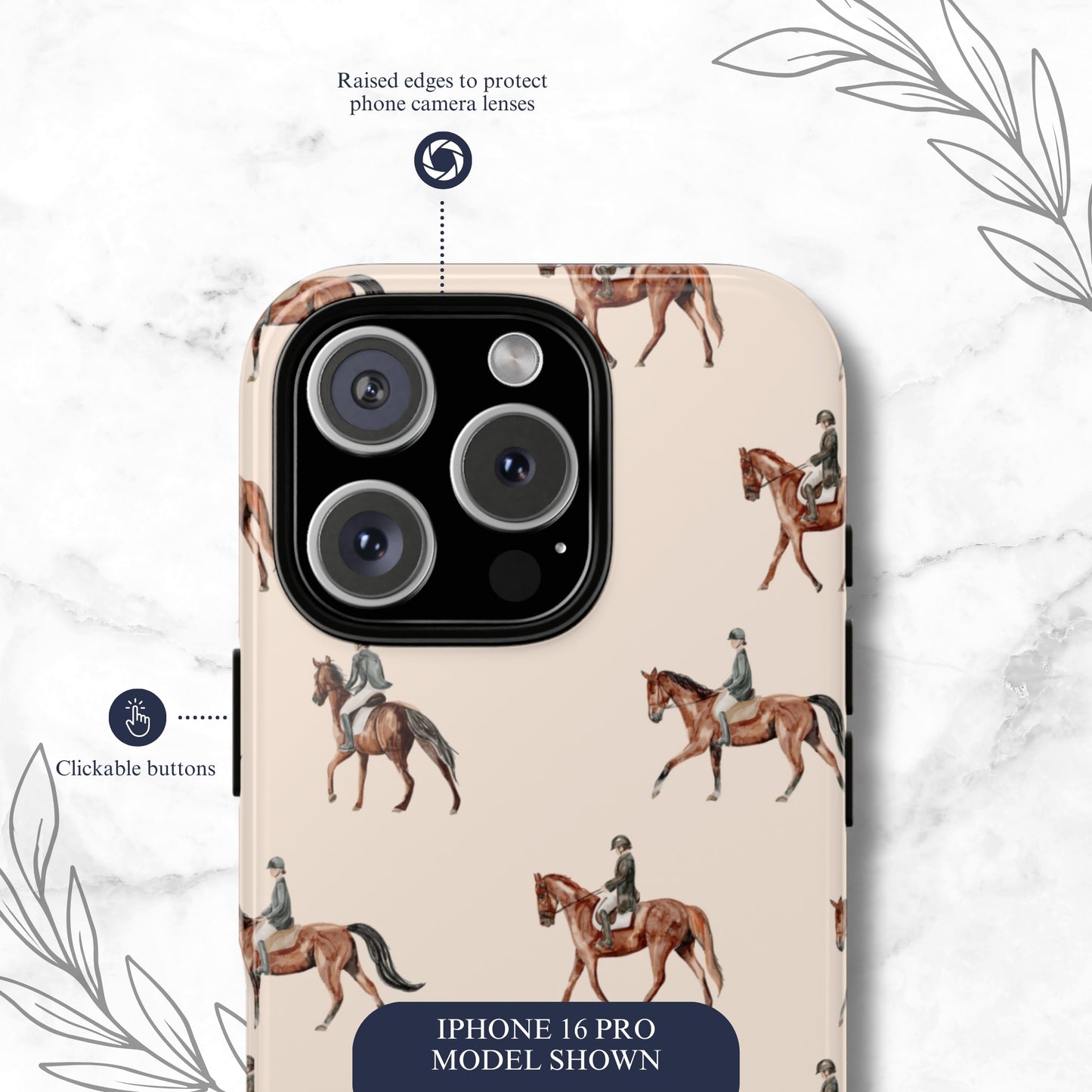Graceful Gallop - iPhone Case Phone Case-aesthetic phone case-shockproof phone case-cute phone case-designer phone case-elegant phone case-luxury phone case-phone accessories-fashion accessory