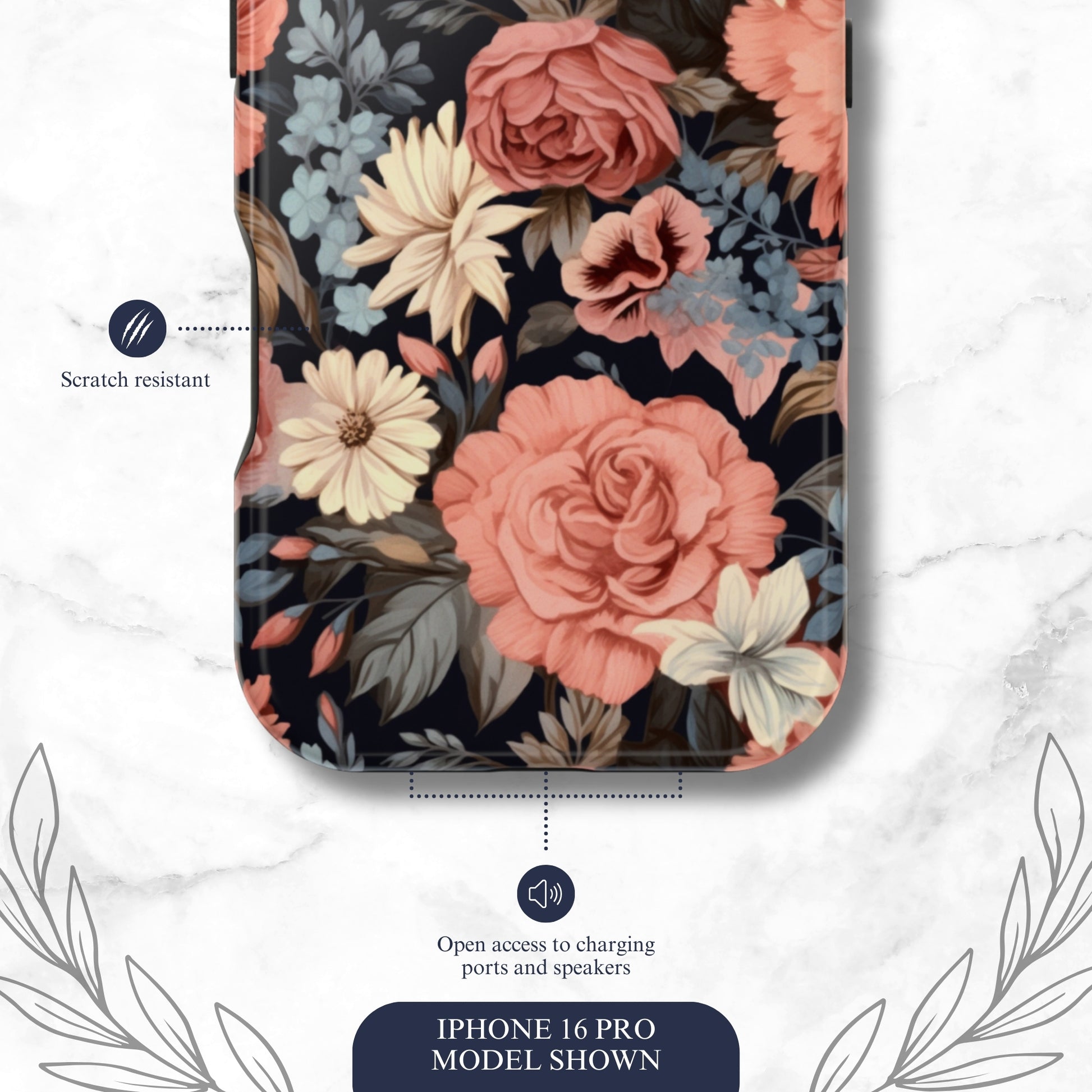 Secret Garden - Magsafe iPhone Case Phone Case-aesthetic phone case-shockproof phone case-cute phone case-designer phone case-elegant phone case-luxury phone case-phone accessories-fashion accessory