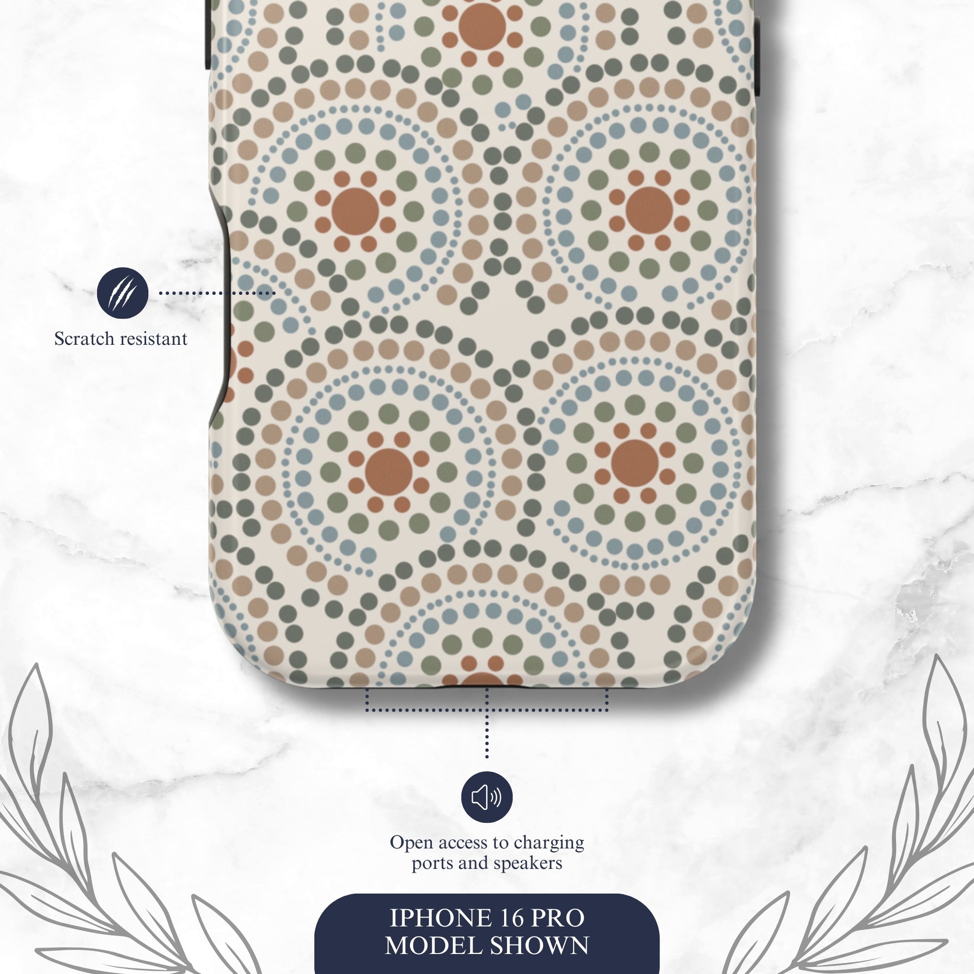 Mandala Rhythm - Magsafe iPhone Case Phone Case-aesthetic phone case-shockproof phone case-cute phone case-designer phone case-elegant phone case-luxury phone case-phone accessories-fashion accessory
