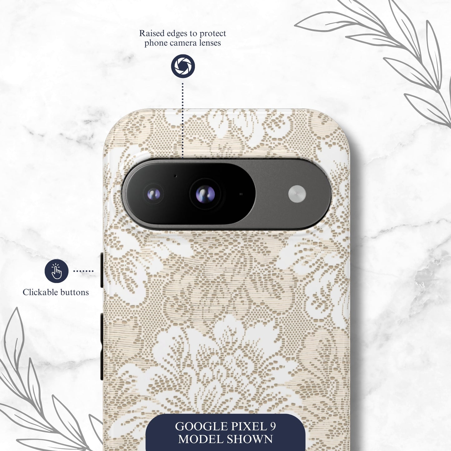 Keepsake Lace - Google Pixel Case Phone Case-aesthetic phone case-shockproof phone case-cute phone case-designer phone case-elegant phone case-luxury phone case-phone accessories-fashion accessory