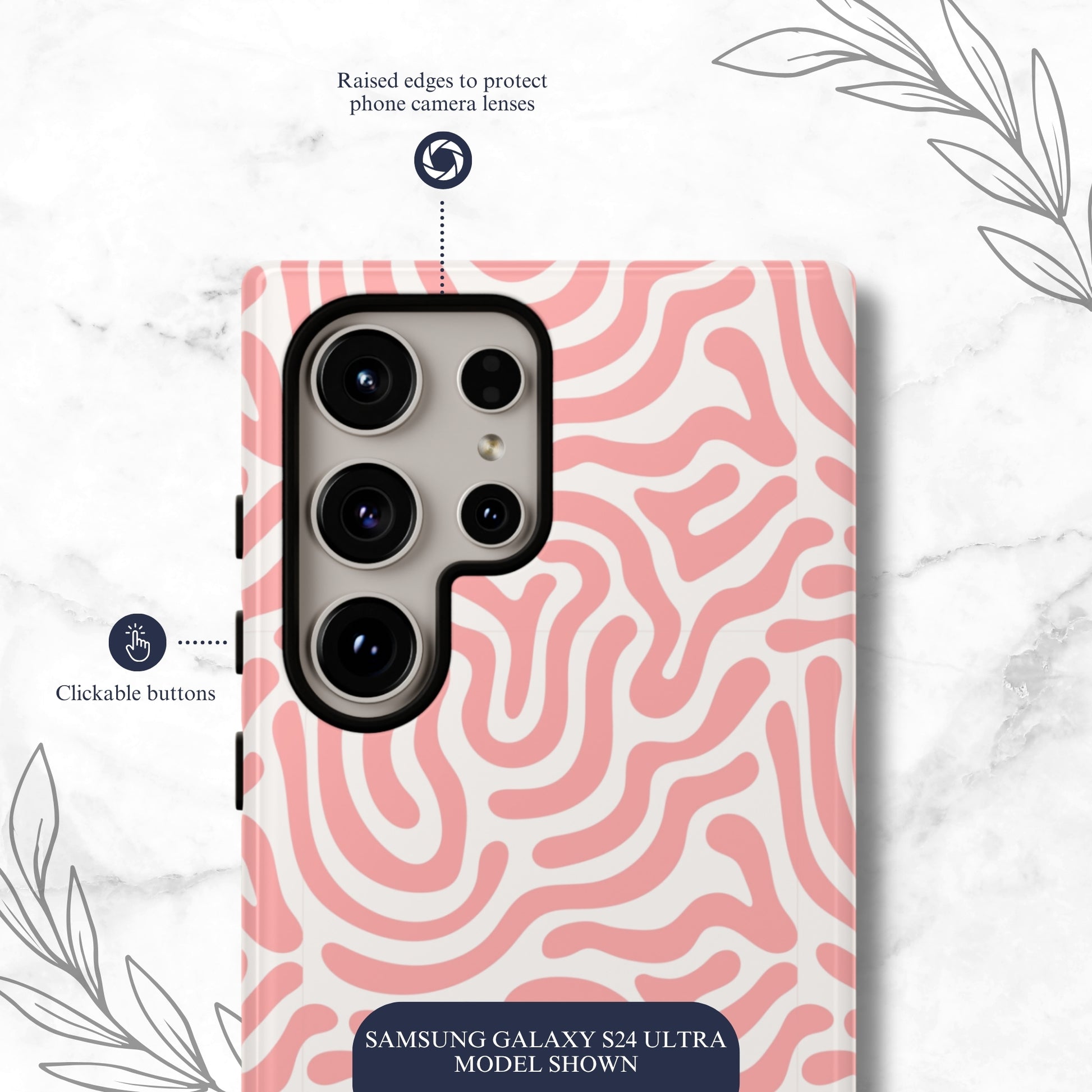 Strawberry Sundae - Samsung Galaxy Case Phone Case-aesthetic phone case-shockproof phone case-cute phone case-designer phone case-elegant phone case-luxury phone case-phone accessories-fashion accessory