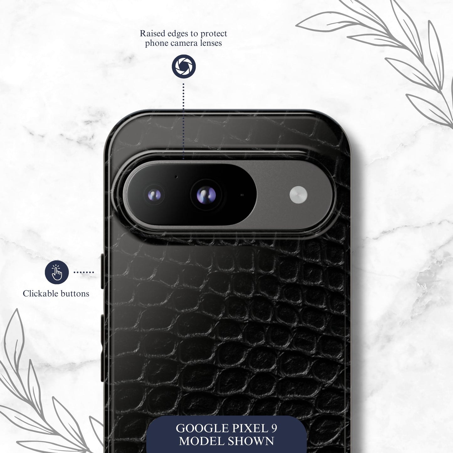 Black Viper - Google Pixel Case Phone Case-aesthetic phone case-shockproof phone case-cute phone case-designer phone case-elegant phone case-luxury phone case-phone accessories-fashion accessory