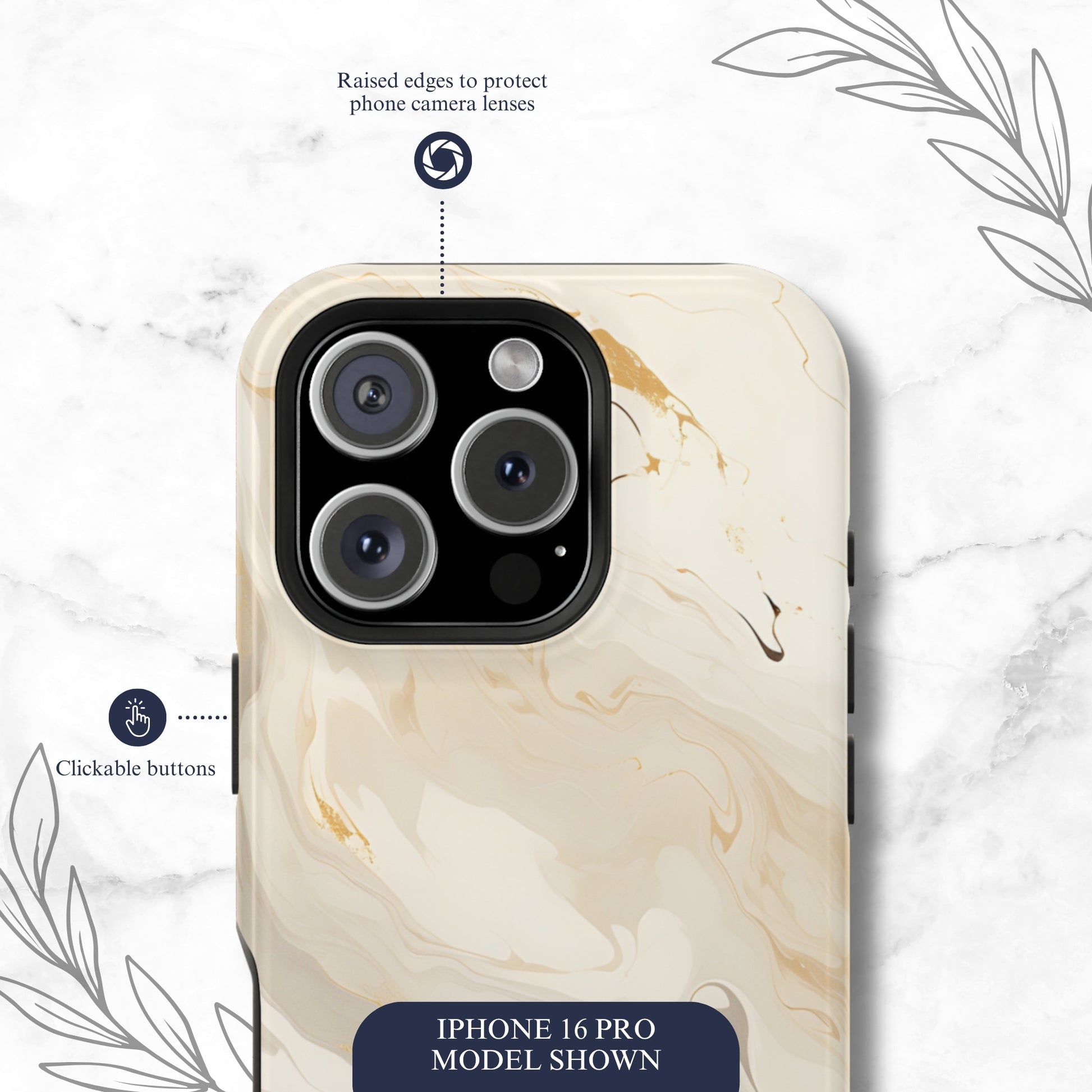 Double Cream - Magsafe iPhone Case Phone Case-aesthetic phone case-shockproof phone case-cute phone case-designer phone case-elegant phone case-luxury phone case-phone accessories-fashion accessory