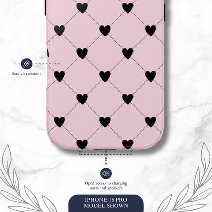 Love Quilt - iPhone Case Phone Case-aesthetic phone case-shockproof phone case-cute phone case-designer phone case-elegant phone case-luxury phone case-phone accessories-fashion accessory