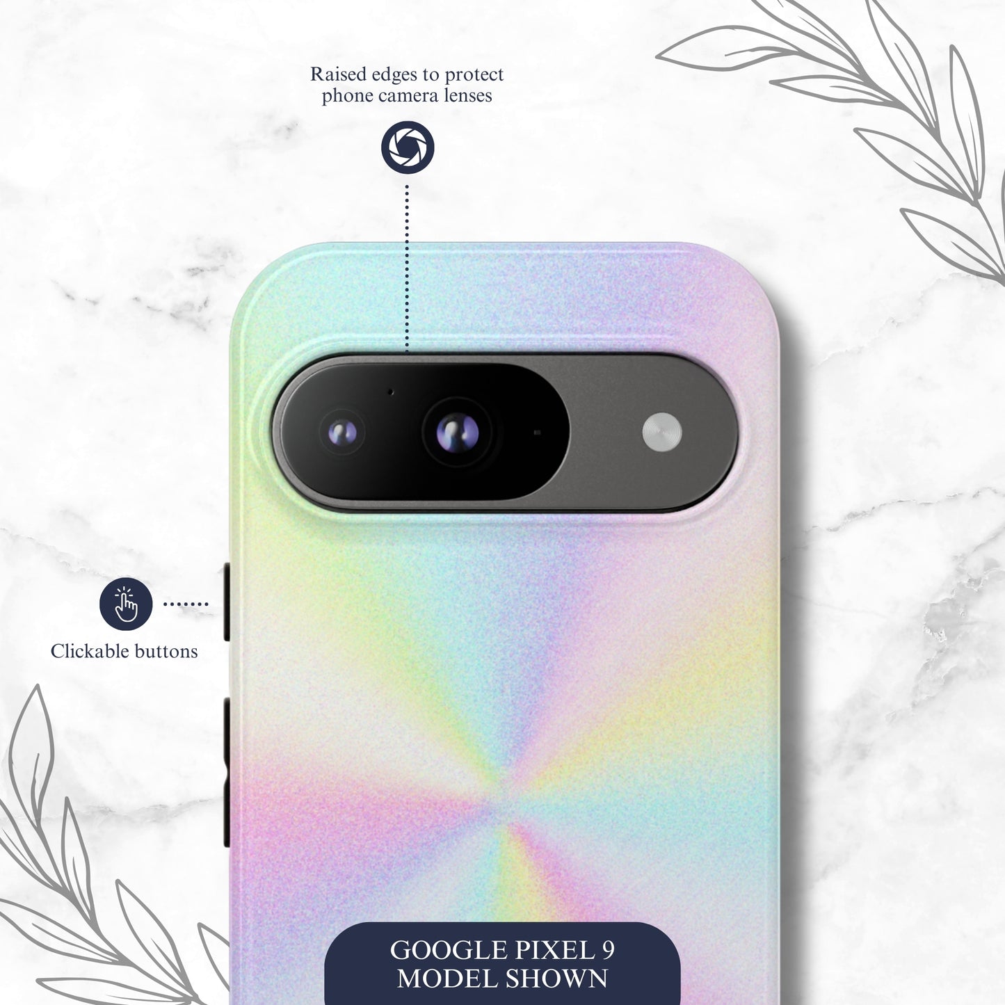 Rainbow Prism - Google Pixel Case Phone Case-aesthetic phone case-shockproof phone case-cute phone case-designer phone case-elegant phone case-luxury phone case-phone accessories-fashion accessory