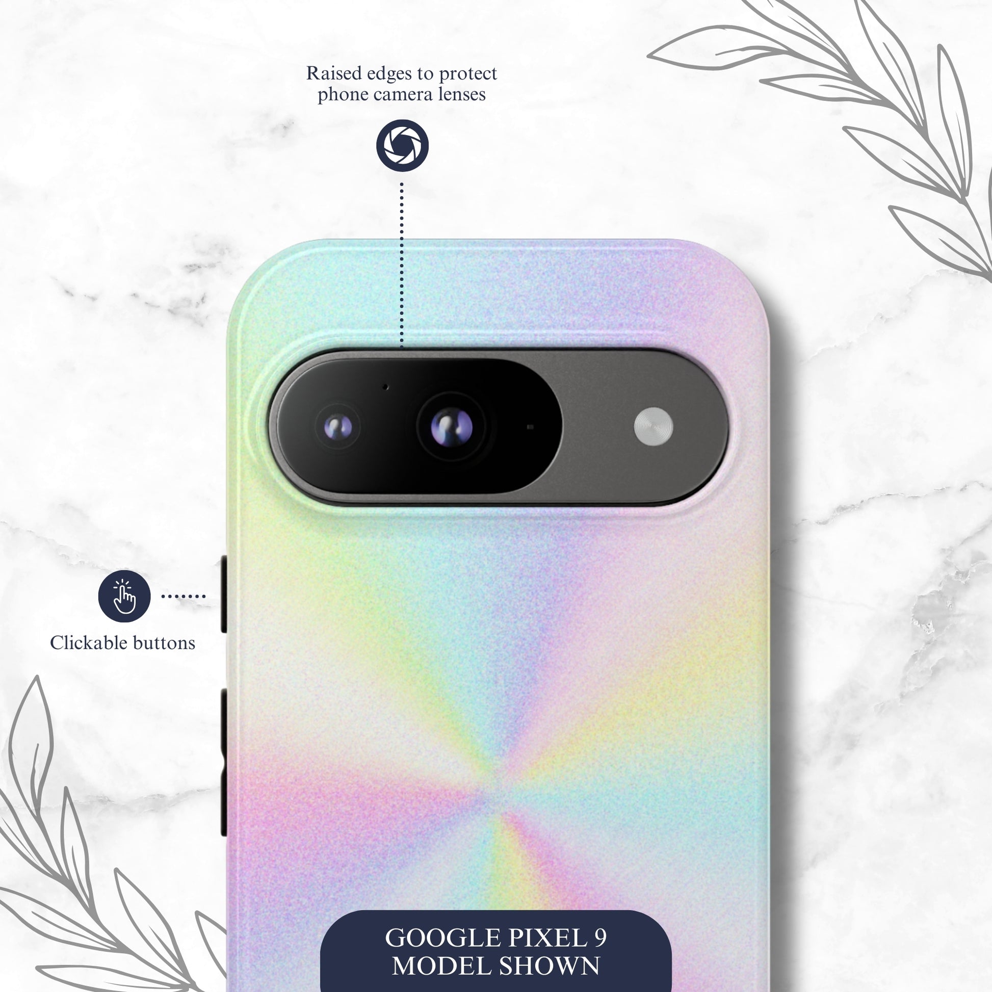 Rainbow Prism - Google Pixel Case Phone Case-aesthetic phone case-shockproof phone case-cute phone case-designer phone case-elegant phone case-luxury phone case-phone accessories-fashion accessory