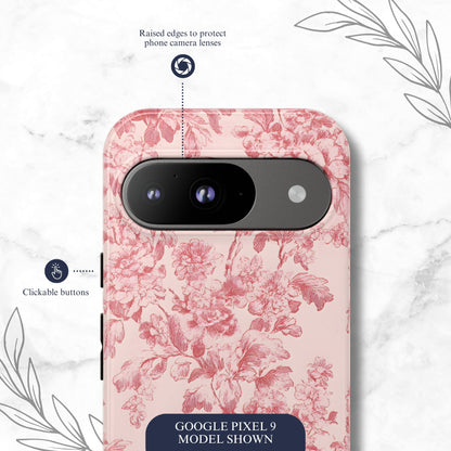 Ballet Toile - Google Pixel Case Phone Case-aesthetic phone case-shockproof phone case-cute phone case-designer phone case-elegant phone case-luxury phone case-phone accessories-fashion accessory