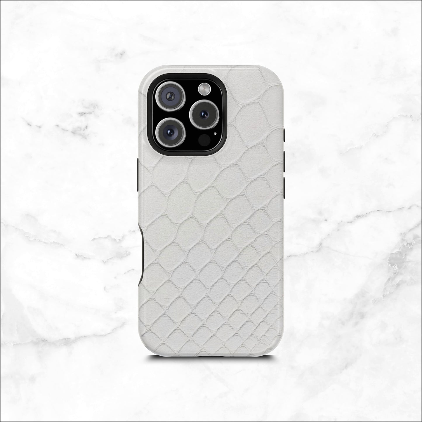 White Serpent - Magsafe iPhone Case Phone Case-aesthetic phone case-shockproof phone case-cute phone case-designer phone case-elegant phone case-luxury phone case-phone accessories-fashion accessory