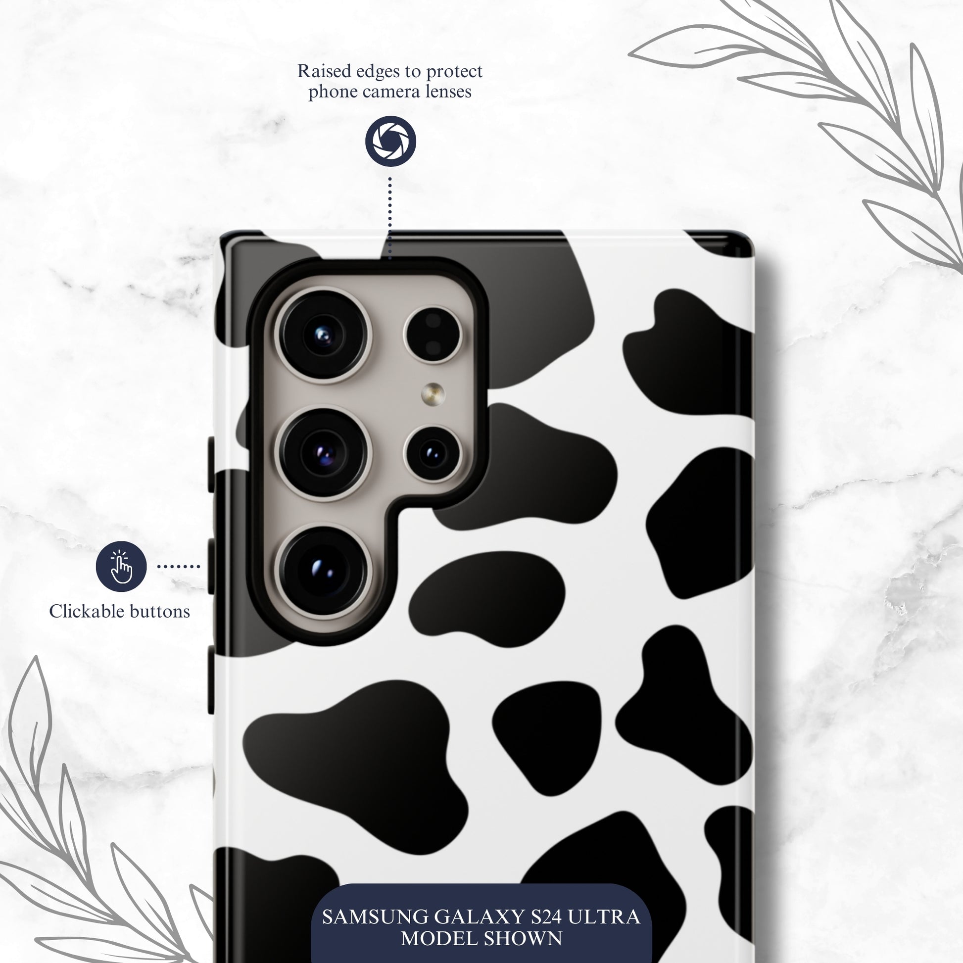 Bovine - Samsung Galaxy Case Phone Case-aesthetic phone case-shockproof phone case-cute phone case-designer phone case-elegant phone case-luxury phone case-phone accessories-fashion accessory