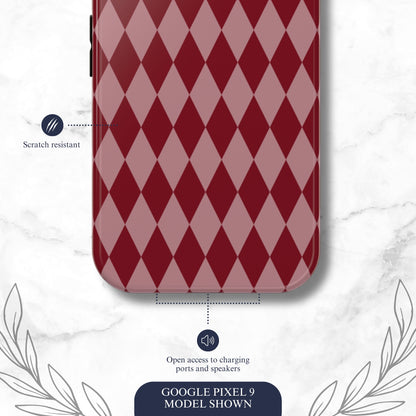 Cherry Jester - Google Pixel Case Phone Case-aesthetic phone case-shockproof phone case-cute phone case-designer phone case-elegant phone case-luxury phone case-phone accessories-fashion accessory