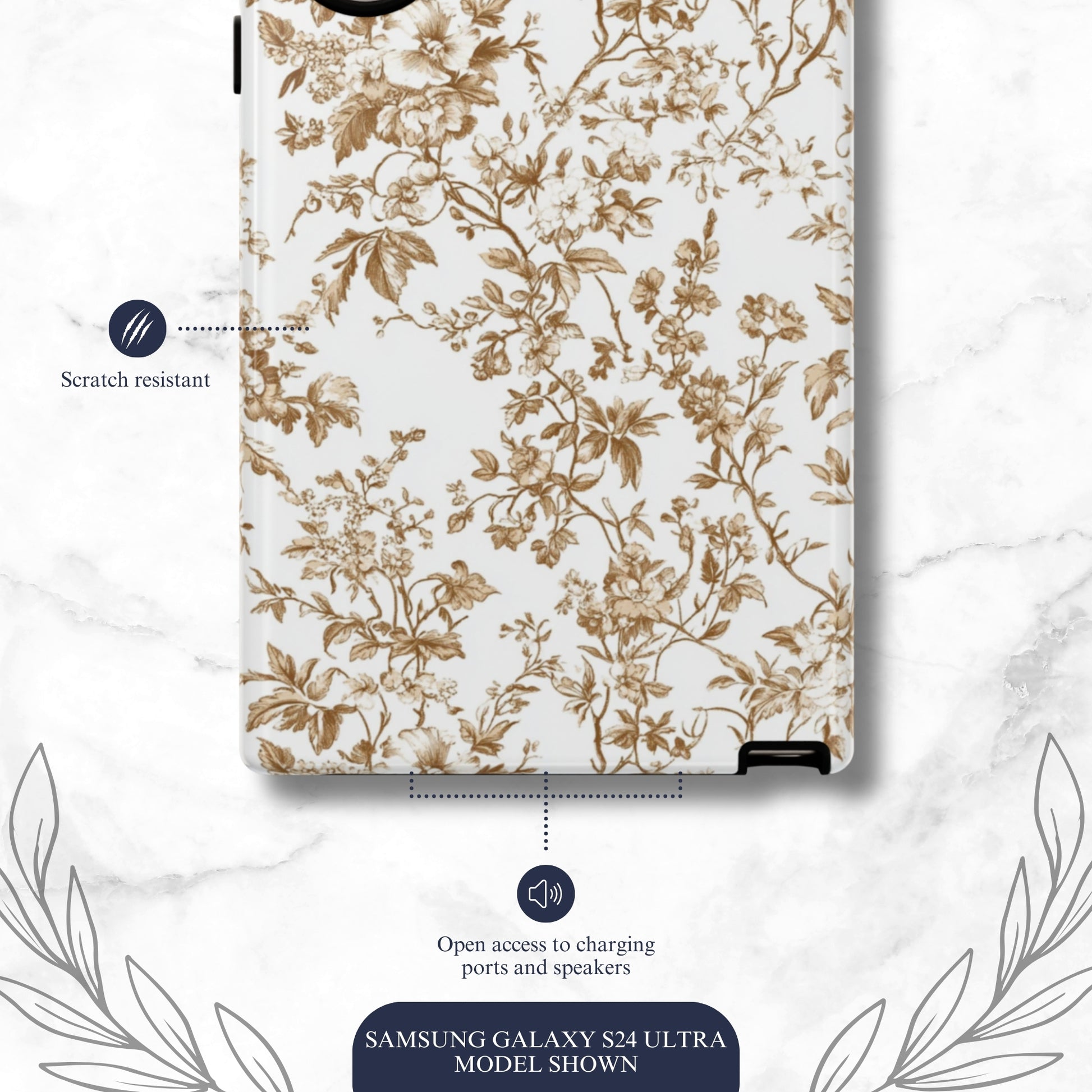 Clay Toile - Samsung Galaxy Case Phone Case-aesthetic phone case-shockproof phone case-cute phone case-designer phone case-elegant phone case-luxury phone case-phone accessories-fashion accessory