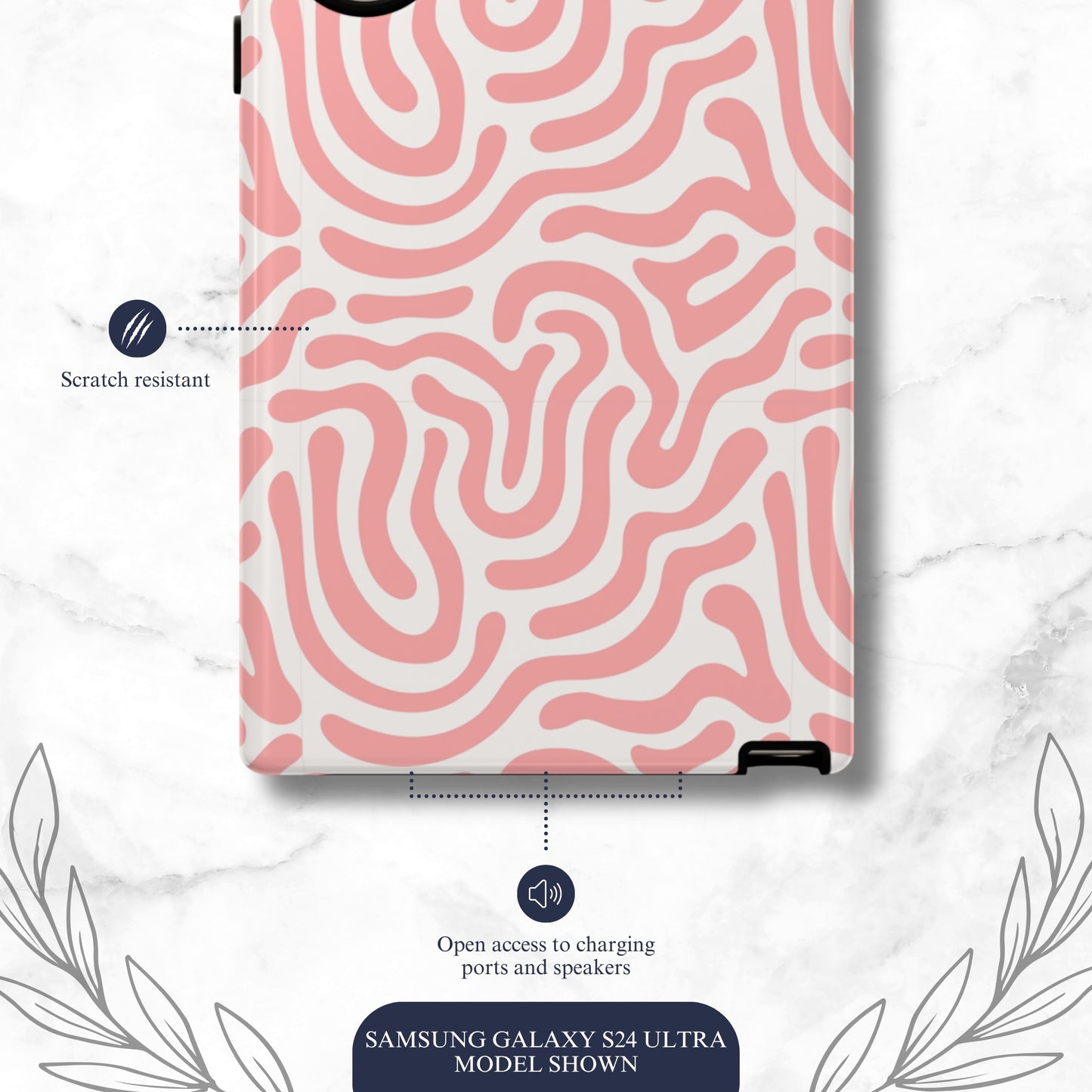 Strawberry Sundae - Samsung Galaxy Case Phone Case-aesthetic phone case-shockproof phone case-cute phone case-designer phone case-elegant phone case-luxury phone case-phone accessories-fashion accessory