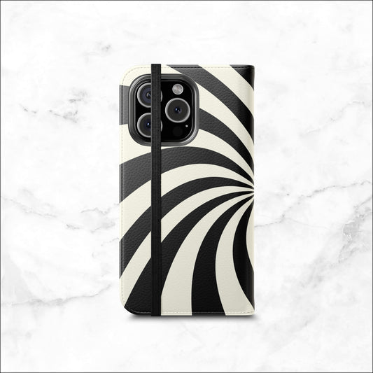 Eternal Loop - iPhone Flip Case Wallet, Leather Folio Case Phone Case-aesthetic phone case-shockproof phone case-cute phone case-designer phone case-elegant phone case-luxury phone case-phone accessories-fashion accessory