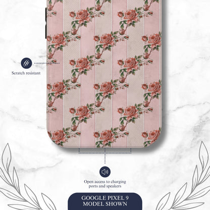 Rose Parlor - Google Pixel Case Phone Case-aesthetic phone case-shockproof phone case-cute phone case-designer phone case-elegant phone case-luxury phone case-phone accessories-fashion accessory