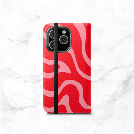 Afterglow - iPhone Flip Case Wallet, Leather Folio Case Phone Case-aesthetic phone case-shockproof phone case-cute phone case-designer phone case-elegant phone case-luxury phone case-phone accessories-fashion accessory