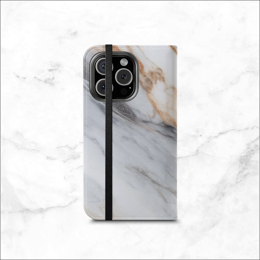Ivory - iPhone Flip Case Wallet, Leather Folio Case Phone Case-aesthetic phone case-shockproof phone case-cute phone case-designer phone case-elegant phone case-luxury phone case-phone accessories-fashion accessory