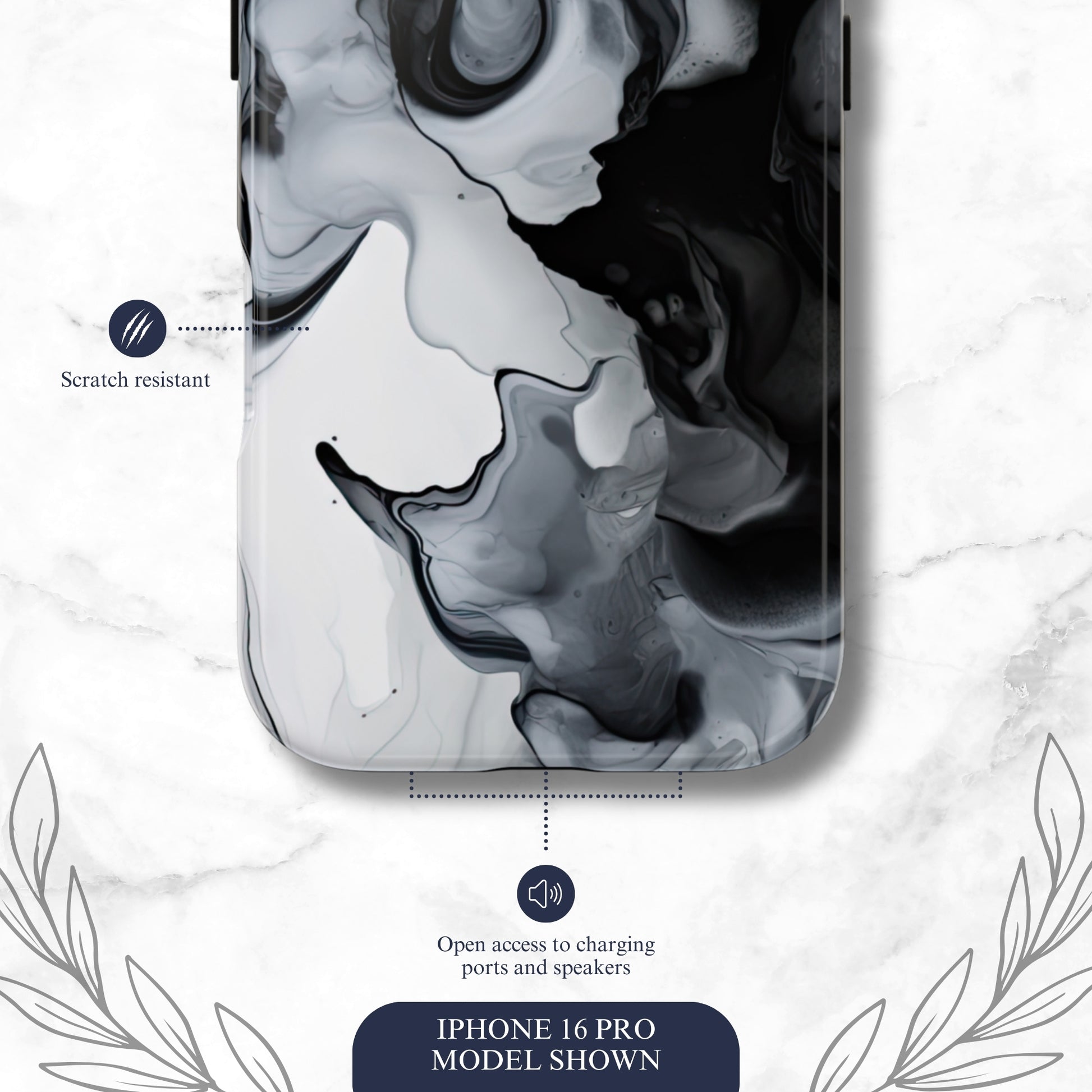 Cascade - iPhone Case Phone Case-aesthetic phone case-shockproof phone case-cute phone case-designer phone case-elegant phone case-luxury phone case-phone accessories-fashion accessory