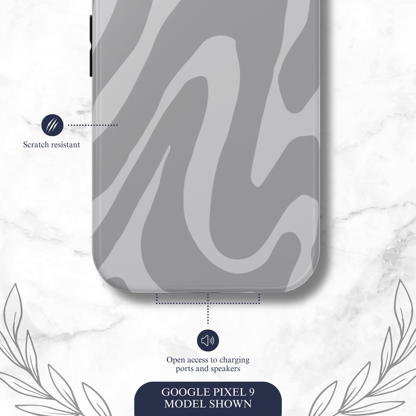 Grayscale - Google Pixel Case Phone Case-aesthetic phone case-shockproof phone case-cute phone case-designer phone case-elegant phone case-luxury phone case-phone accessories-fashion accessory