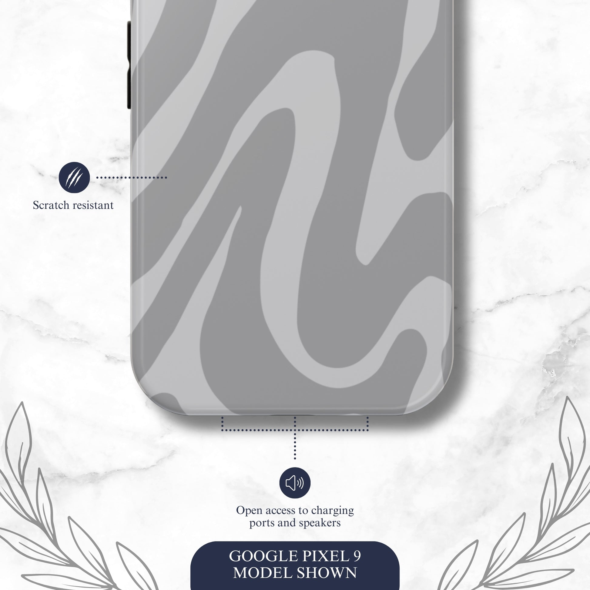 Grayscale - Google Pixel Case Phone Case-aesthetic phone case-shockproof phone case-cute phone case-designer phone case-elegant phone case-luxury phone case-phone accessories-fashion accessory