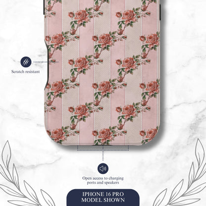 Rose Parlor - Magsafe iPhone Case Phone Case-aesthetic phone case-shockproof phone case-cute phone case-designer phone case-elegant phone case-luxury phone case-phone accessories-fashion accessory