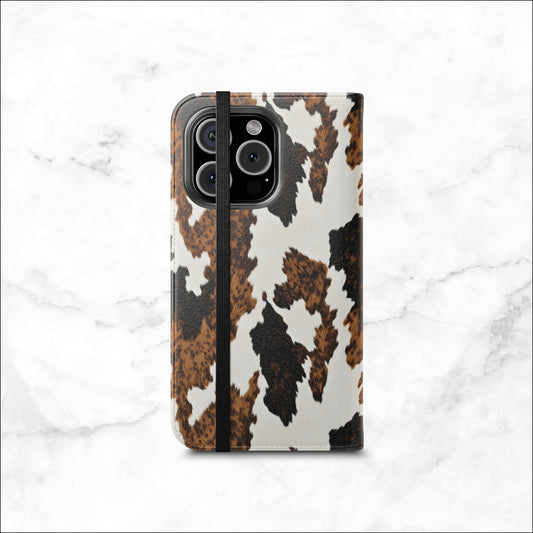 Cappuccino - iPhone Flip Case Wallet, Leather Folio Case Phone Case-aesthetic phone case-shockproof phone case-cute phone case-designer phone case-elegant phone case-luxury phone case-phone accessories-fashion accessory