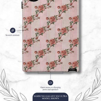 Rose Parlor - Samsung Galaxy Case Phone Case-aesthetic phone case-shockproof phone case-cute phone case-designer phone case-elegant phone case-luxury phone case-phone accessories-fashion accessory