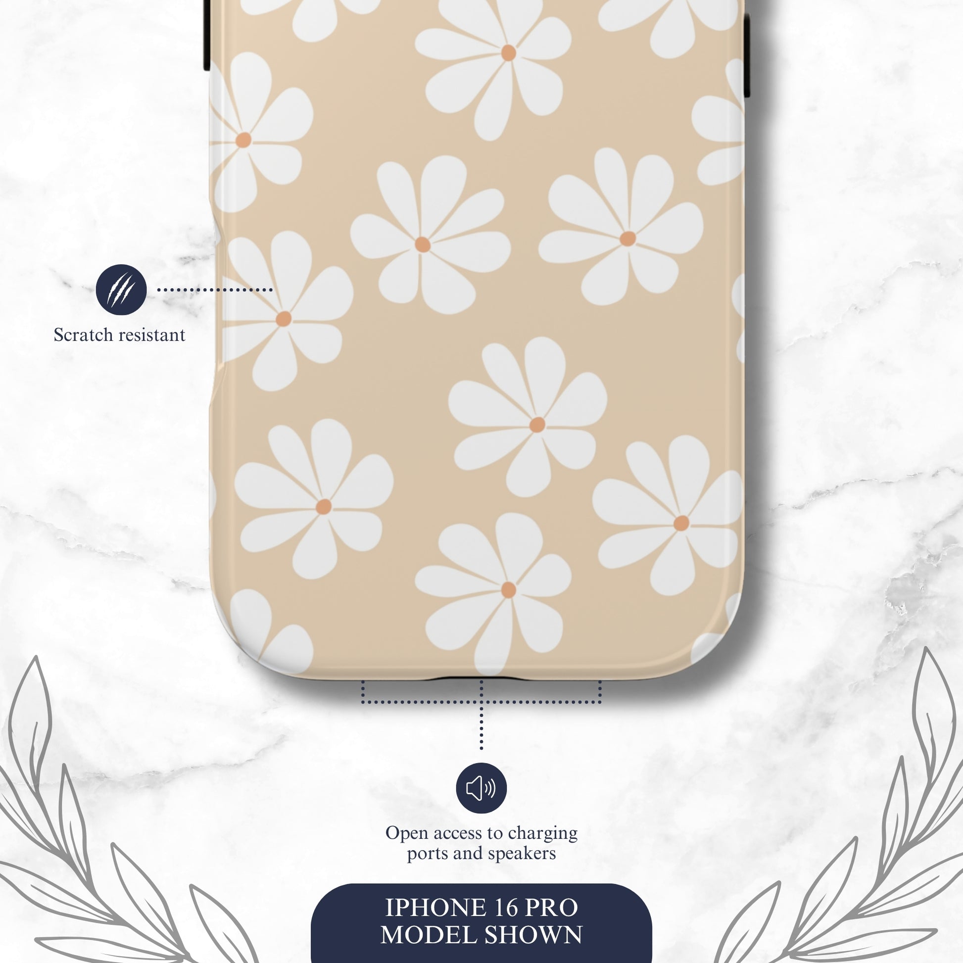 Bare Bloom - iPhone Case Phone Case-aesthetic phone case-shockproof phone case-cute phone case-designer phone case-elegant phone case-luxury phone case-phone accessories-fashion accessory