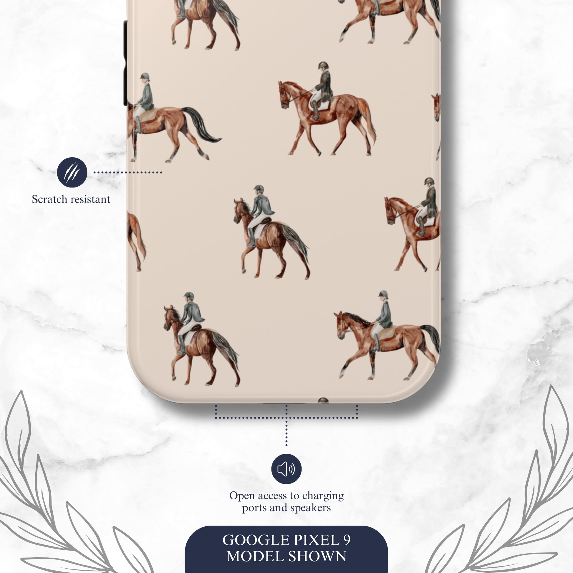 Graceful Gallop - Google Pixel Case Phone Case-aesthetic phone case-shockproof phone case-cute phone case-designer phone case-elegant phone case-luxury phone case-phone accessories-fashion accessory