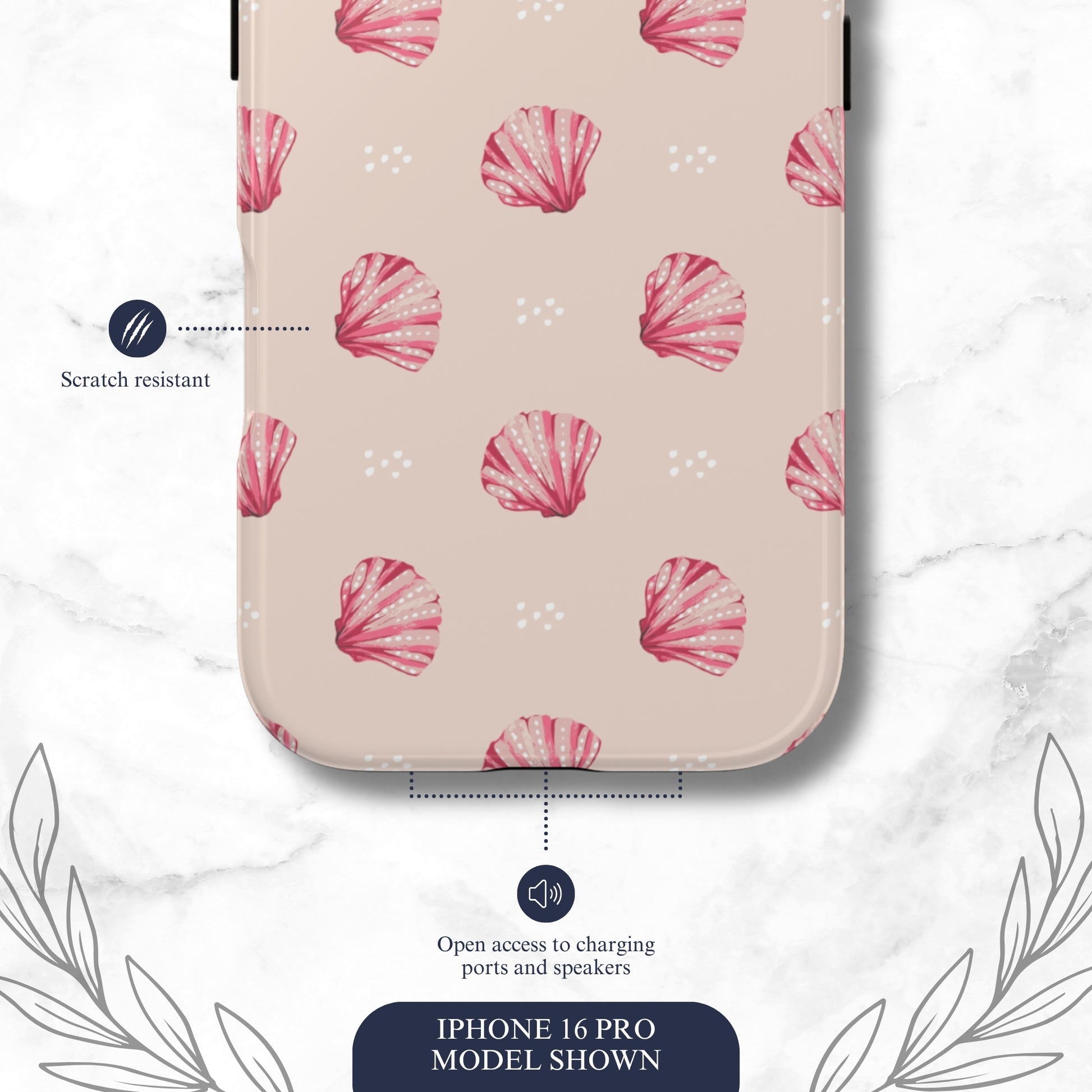 Coastal Vacation - iPhone Case Phone Case-aesthetic phone case-shockproof phone case-cute phone case-designer phone case-elegant phone case-luxury phone case-phone accessories-fashion accessory