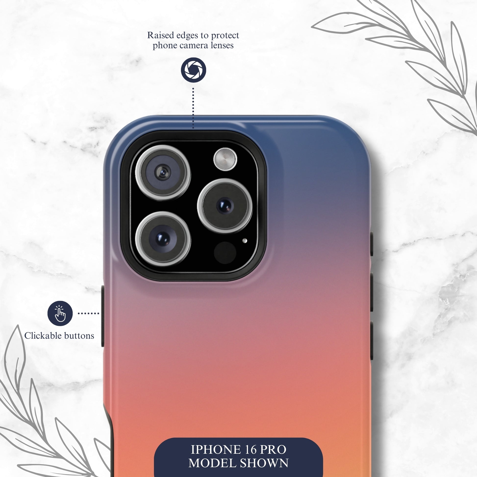 Sunset Aura - Magsafe iPhone Case Phone Case-aesthetic phone case-shockproof phone case-cute phone case-designer phone case-elegant phone case-luxury phone case-phone accessories-fashion accessory