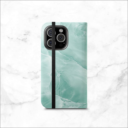 Jade - iPhone Flip Case Wallet, Leather Folio Case Phone Case-aesthetic phone case-shockproof phone case-cute phone case-designer phone case-elegant phone case-luxury phone case-phone accessories-fashion accessory