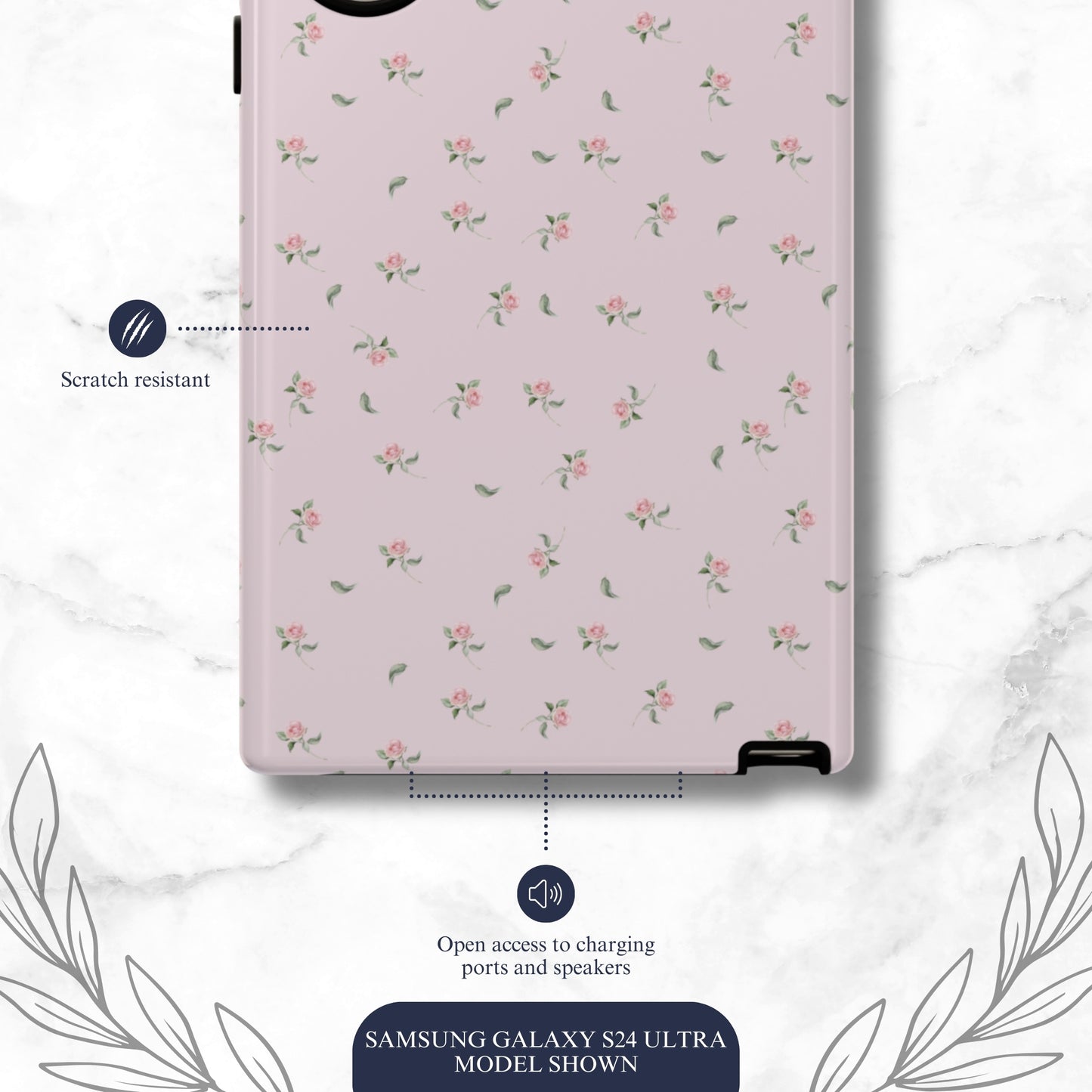 Gentle Touch - Samsung Galaxy Case Phone Case-aesthetic phone case-shockproof phone case-cute phone case-designer phone case-elegant phone case-luxury phone case-phone accessories-fashion accessory