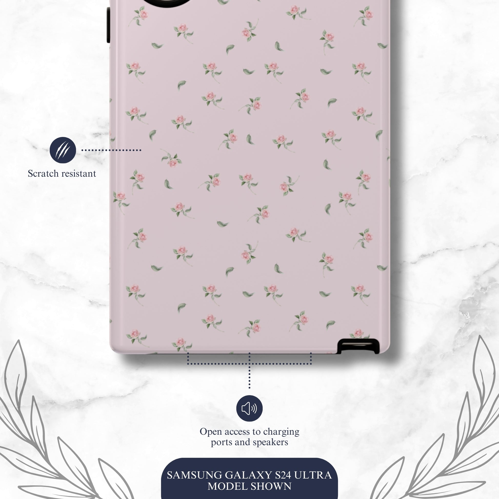 Gentle Touch - Samsung Galaxy Case Phone Case-aesthetic phone case-shockproof phone case-cute phone case-designer phone case-elegant phone case-luxury phone case-phone accessories-fashion accessory
