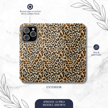 Catwalk - iPhone Flip Case Wallet, Leather Folio Case Phone Case-aesthetic phone case-shockproof phone case-cute phone case-designer phone case-elegant phone case-luxury phone case-phone accessories-fashion accessory