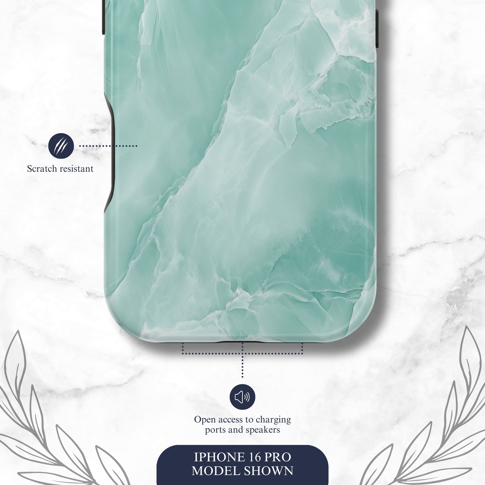 Jade - Magsafe iPhone Case Phone Case-aesthetic phone case-shockproof phone case-cute phone case-designer phone case-elegant phone case-luxury phone case-phone accessories-fashion accessory