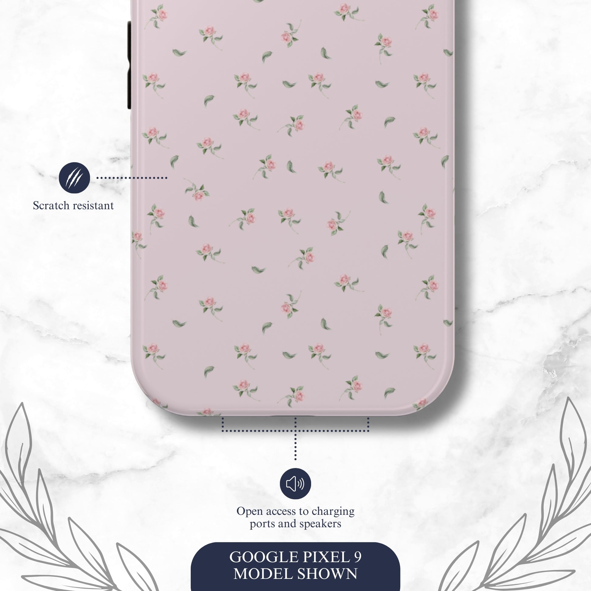 Gentle Touch - Google Pixel Case Phone Case-aesthetic phone case-shockproof phone case-cute phone case-designer phone case-elegant phone case-luxury phone case-phone accessories-fashion accessory