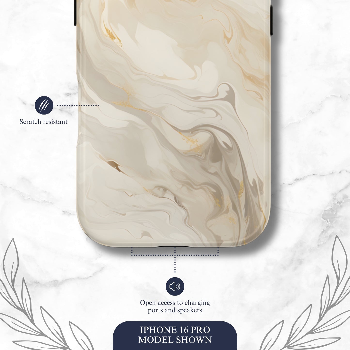 Double Cream - iPhone Case Phone Case-aesthetic phone case-shockproof phone case-cute phone case-designer phone case-elegant phone case-luxury phone case-phone accessories-fashion accessory