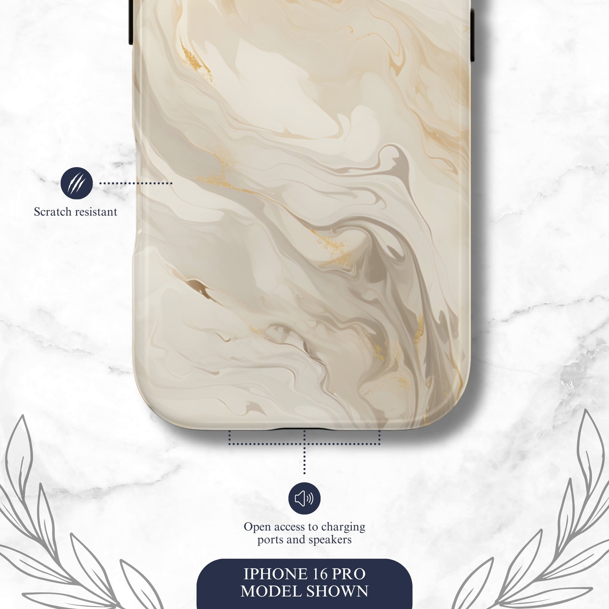 Double Cream - iPhone Case Phone Case-aesthetic phone case-shockproof phone case-cute phone case-designer phone case-elegant phone case-luxury phone case-phone accessories-fashion accessory