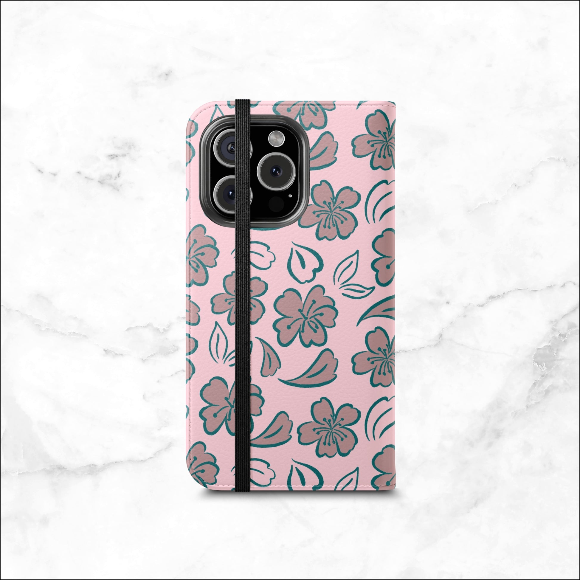 Lazy Afternoon - iPhone Flip Case Wallet, Leather Folio Case Phone Case-aesthetic phone case-shockproof phone case-cute phone case-designer phone case-elegant phone case-luxury phone case-phone accessories-fashion accessory