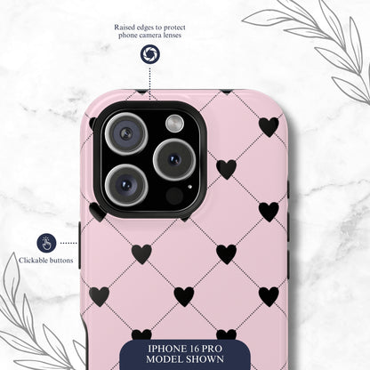 Love Quilt - Magsafe iPhone Case Phone Case-aesthetic phone case-shockproof phone case-cute phone case-designer phone case-elegant phone case-luxury phone case-phone accessories-fashion accessory