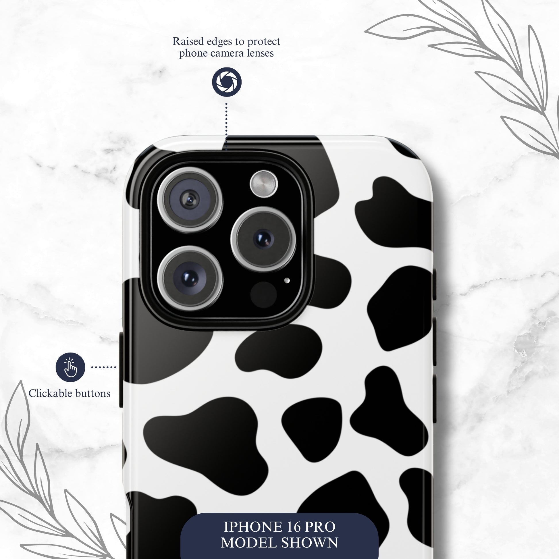 Bovine - iPhone Case Phone Case-aesthetic phone case-shockproof phone case-cute phone case-designer phone case-elegant phone case-luxury phone case-phone accessories-fashion accessory
