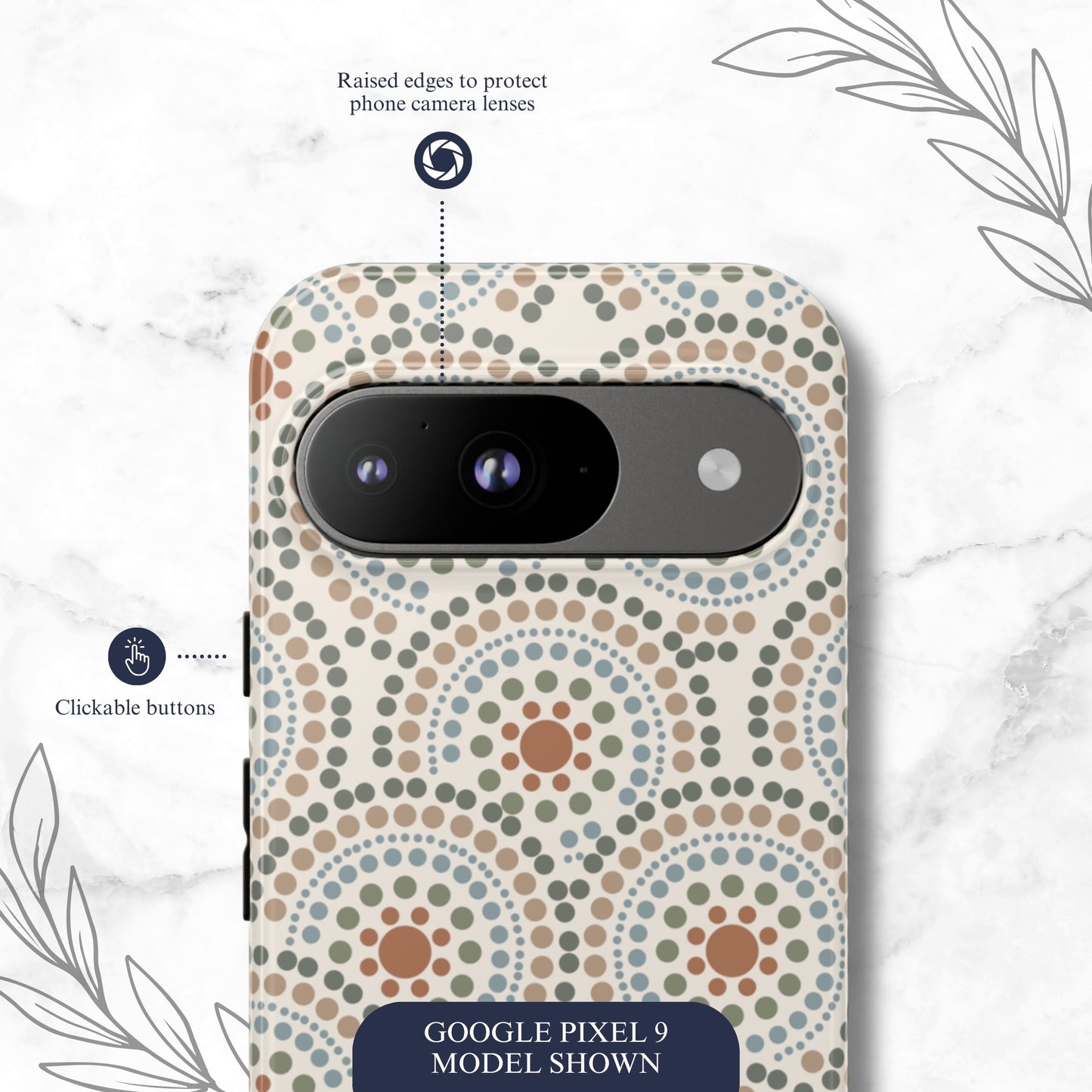Mandala Rhythm - Google Pixel Case Phone Case-aesthetic phone case-shockproof phone case-cute phone case-designer phone case-elegant phone case-luxury phone case-phone accessories-fashion accessory